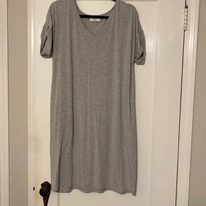 Zenana Grey T-Shirt Dress